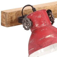 Wandlamp 25 W E27 90x25 cm verweerd rood 5