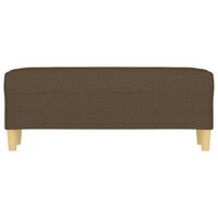 Bankje 100x35x41 cm stof bruin 3