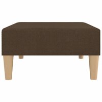 Voetenbank 78x56x32 cm stof bruin 4