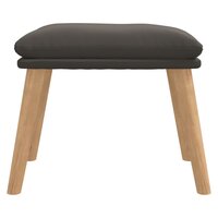 Voetenbank 45x29,5x35 cm fluweel donkergrijs 3