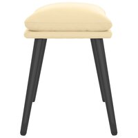 Voetenbank 45x29,5x35 cm fluweel cr&egrave;mewit 4