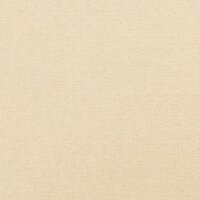 Voetenbank 60x60x36 cm stof cr&egrave;mekleurig 5