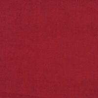Voetenbank 60x60x36 cm fluweel wijnrood 5