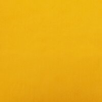 Voetenbank 60x60x36 cm fluweel mosterdgeel 5