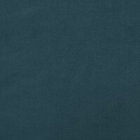 Voetenbank 60x60x36 cm fluweel blauw 5