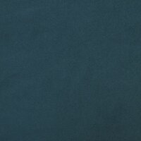 Voetenbank 60x60x36 cm fluweel blauw 5