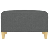 Voetenbank 70x55x41 cm stof donkergrijs 3