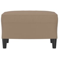 Voetenbank 60x50x41 cm kunstleer cappuccino 3