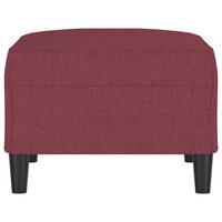 Voetenbank 70x55x41 cm stof wijnrood 4