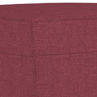 Voetenbank 70x55x41 cm stof wijnrood 5