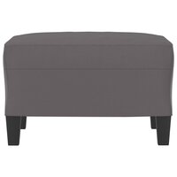 Voetenbank 60x50x41 cm kunstleer grijs 3