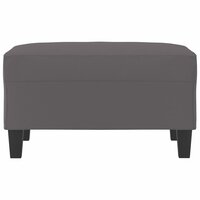 Voetenbank 70x55x41 cm kunstleer grijs 3
