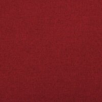 Opbergbank inklapbaar 76x38x38 cm kunstlinnen wijnrood 9