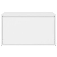 Halbankje 80x40x45 cm bewerkt hout wit 5