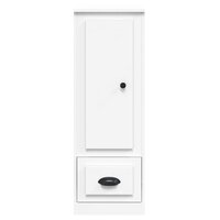 Hoge kast 36,35,5x103,5 cm bewerkt hout wit 5