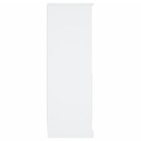 Hoge kast 36,35,5x103,5 cm bewerkt hout wit 7