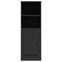 Hoge kast 36x35,5x103,5 cm bewerkt hout zwart 6