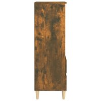 Hoge kast 40x36x110 cm bewerkt hout gerookt eiken 5