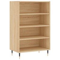 Hoge kast 57x35x90 cm bewerkt hout sonoma eikenkleurig 2