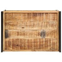 Keukentrolley 80x55x70 cm massief ruw mangohout 4