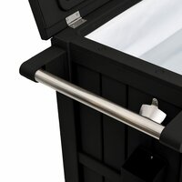 Serveerwagen 3-in-1 polypropeen zwart 7