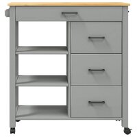 Keukentrolley MONZA 84x40x90 cm massief grenenhout 5