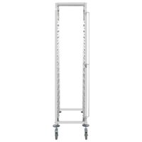 Keukentrolley 16-laags 38x55x163 cm roestvrij staal 3