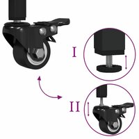 Keukentrolley 100x50x95 cm bewerkt hout grijs sonoma eikenkleur 11