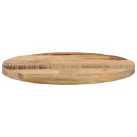 Tafelblad rond &Oslash; 40x1,5 cm massief ruw mangohout 3