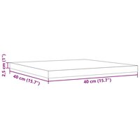 Tafelblad vierkant 40x40x2,5 cm massief grenenhout 9