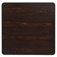 Bistrotafel vierkant 80x80x75 cm MDF en staal donker essenkleur  4