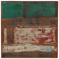 3-delige Barset massief gerecycled hout meerkleurig 5