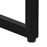 3-delige Barset massief gerecycled hout en echt geitenleer 8