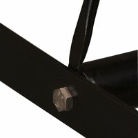 Barset massief gerecycled hout, echt leer en canvas 3-delig 7