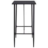 5-delige Barset kunststof zwart 4