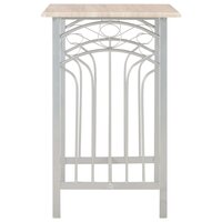 3-delige Barset hout en staal 4