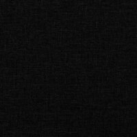 Massagestoel verstelbaar met voetensteun stof zwart 10