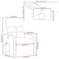 Massagestoel verstelbaar stof donkergroen 12
