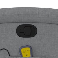 Sta-op-massagestoel verstelbaar stof lichtgrijs 12