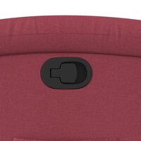 Sta-op-stoel verstelbaar stof wijnrood 11