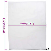 Plantenhoezen met trekkoord 8 st 70 g/m&sup2; 0,8x1 m 9