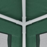 Partytent met 4 mesh zijwanden 2x2 m HDPE groen 6