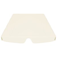 Vervangingsluifel voor schommelbank 188/168x145/110 cm cr&egrave;me 4