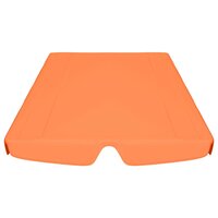 Vervangingsluifel voor schommelbank 188/168x145/110 cm oranje 4
