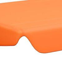 Vervangingsluifel voor schommelbank 188/168x145/110 cm oranje 5