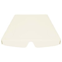 Vervangingsluifel voor schommelbank 150/130x105/70cm cr&egrave;mekleur 4