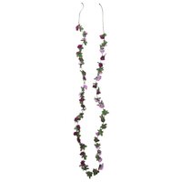 Kunstbloemslingers 6 st 250 cm lente lichtpaars 3