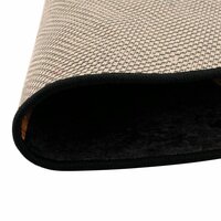 Vloerkleed wasbaar anti-slip &Oslash; 120 cm zwart en goudkleurig 3
