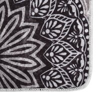 Vloerkleed wasbaar anti-slip 80x300 cm meerkleurig 2