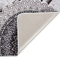 Vloerkleed wasbaar anti-slip 80x300 cm meerkleurig 3